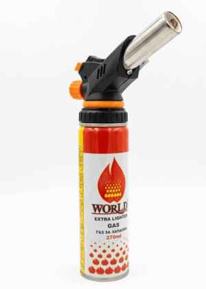 Газ за запалки WORLD 270 ml. 12 бр. в стек