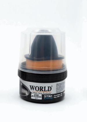 Боя за обувки World черна 12 бр. в опаковка