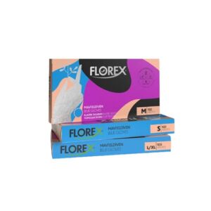 Еднократни ръкавици Florex 100бр. S,M, L/XL  / 20 бр. в опаковка