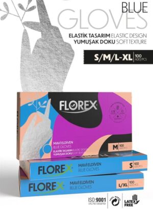 Еднократни ръкавици Florex 100бр. S,M, L/XL  / 20 бр. в опаковка