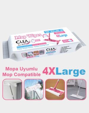 Почистващи мокри кърпи за моп 50 бр.4 XL Clea 9 бр.в опаковка