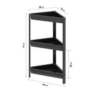 Ъглова етажерка / 20 бр. в опаловка