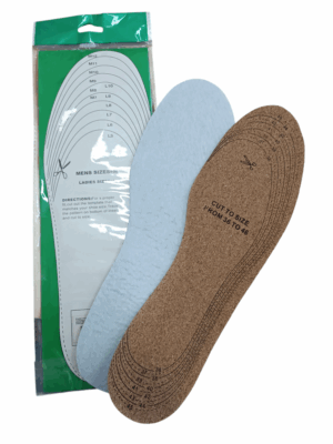 Стелки за обувки с корк / 12 бр. в опаковка