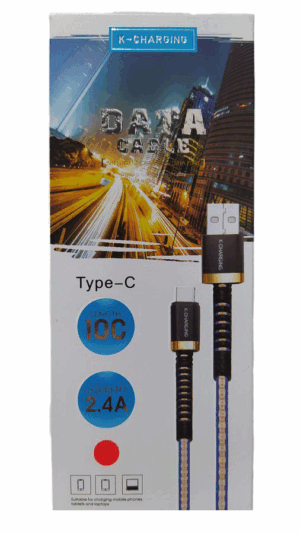 USB кабел за зареждане Iphone 1м. / 12 бр. в опаковка