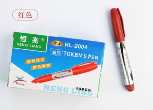 Червени маркери 10 бр. / 12 бр.в опаковка