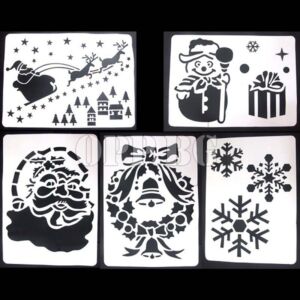 Шаблони за изкуствен сняг 6 бр. / 12 бр в стек