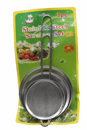 Цедки  метални 3 бр. / 144 бр. в опаковка