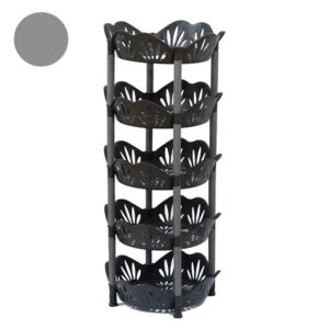 Етажерка за плодове и зеленчуци 5 рафта/6 бр. в опаковка