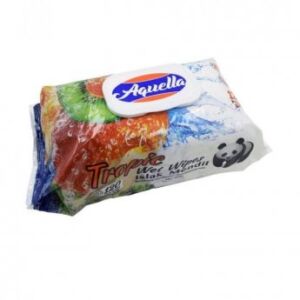 Мокри кърпи Aquella Tropic 120 бр.с капак/24 бр.в опаковка