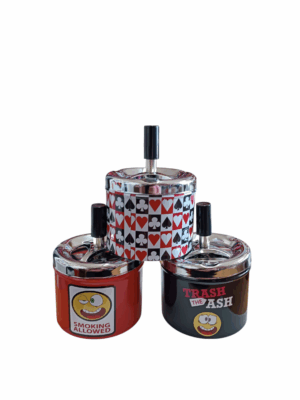 Метален пепелник / 12 бр. в опаковка